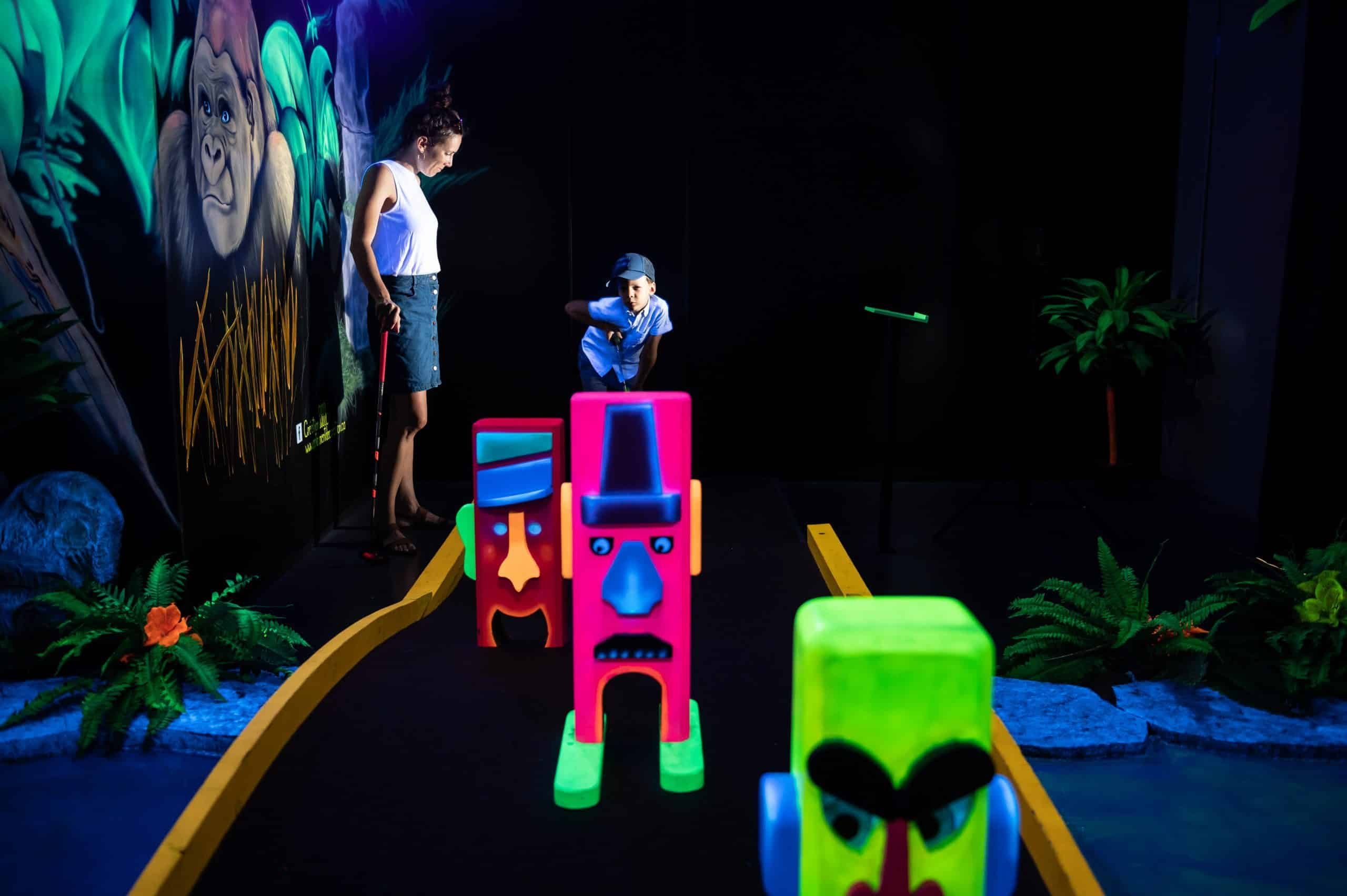 Ambiance laser tag en action