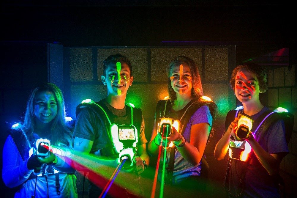 Section arcades de Laser Force