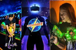 Activités intérieures pour enfants à Drummondville avec laser tag, mini-golf et jeux